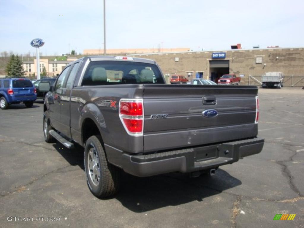 2010 F150 STX SuperCab 4x4 - Sterling Grey Metallic / Medium Stone photo #5