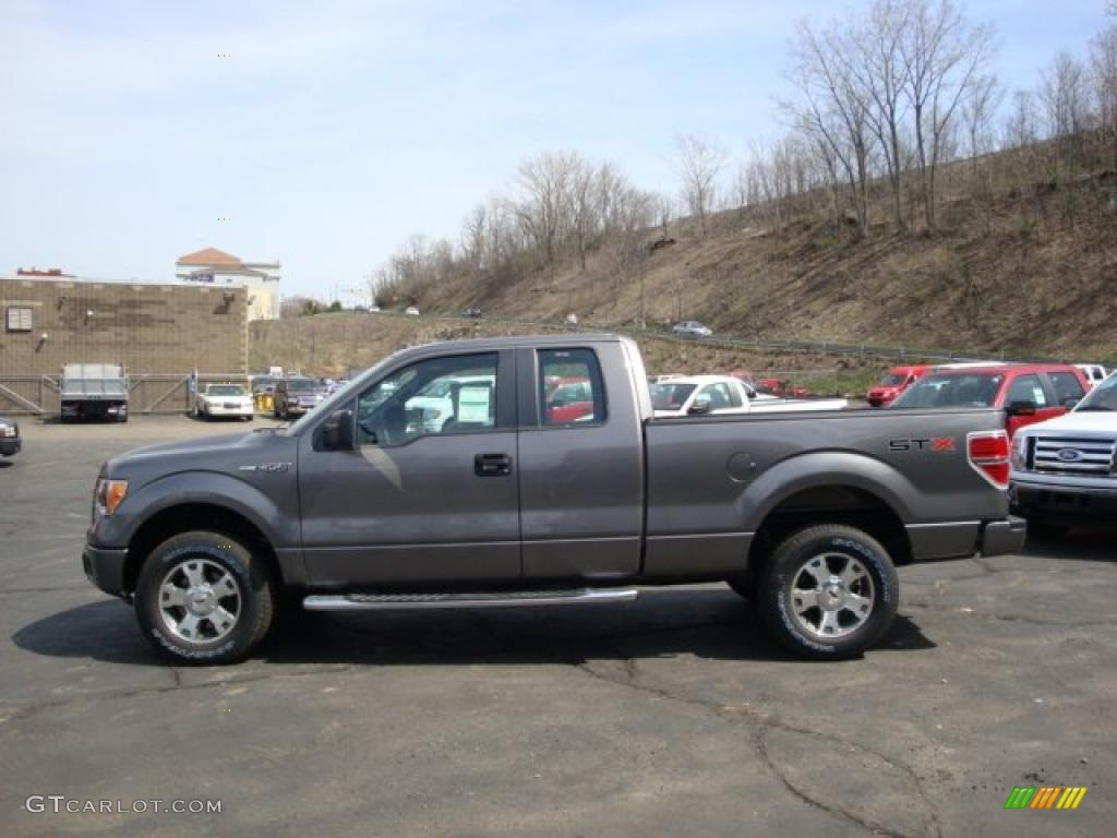 2010 F150 STX SuperCab 4x4 - Sterling Grey Metallic / Medium Stone photo #6