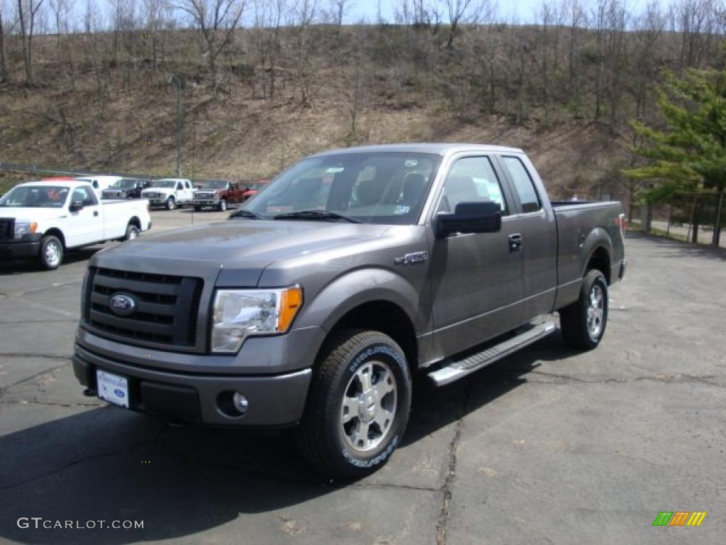 2010 F150 STX SuperCab 4x4 - Sterling Grey Metallic / Medium Stone photo #10