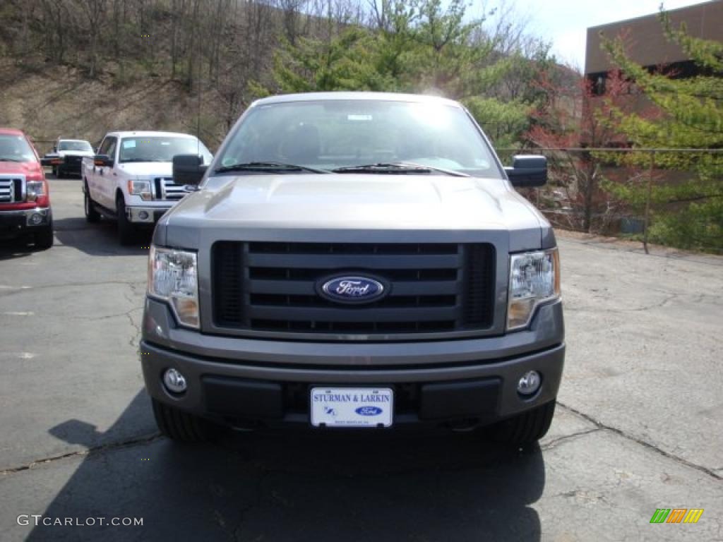 2010 F150 STX SuperCab 4x4 - Sterling Grey Metallic / Medium Stone photo #11