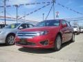 2010 Sangria Red Metallic Ford Fusion SEL V6  photo #1