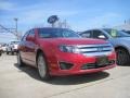 2010 Sangria Red Metallic Ford Fusion SEL V6  photo #3