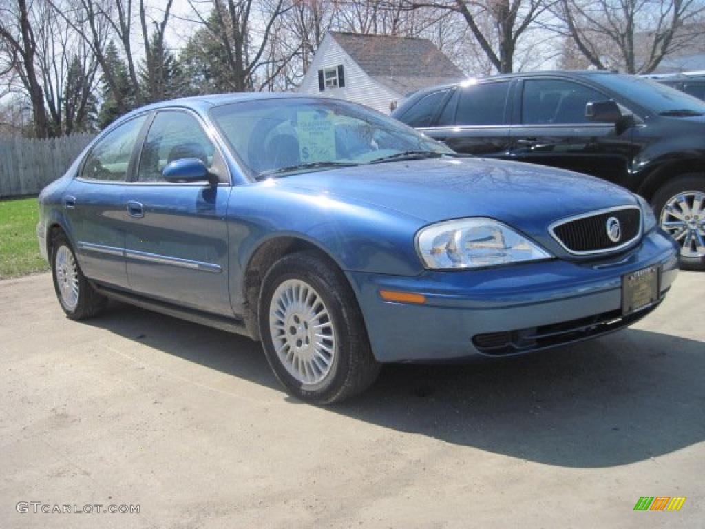 2002 Sable GS Sedan - Medium True Blue Metallic / Medium Graphite photo #3