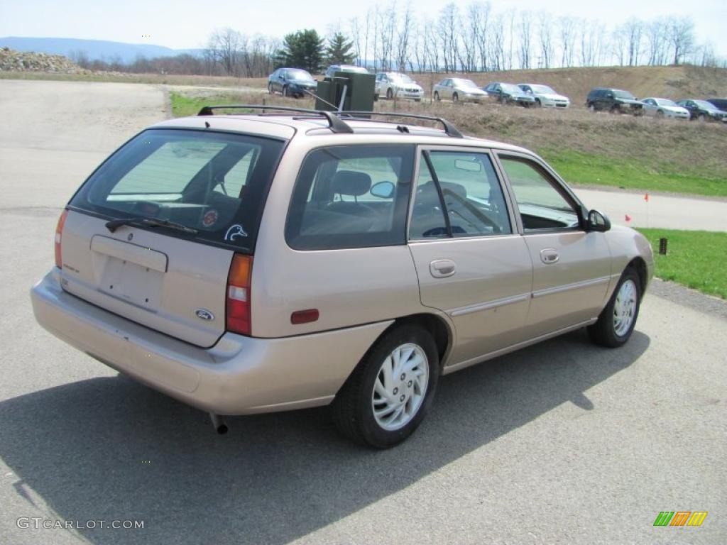 1999 Escort SE Wagon - Mocha Frost Metallic / Medium Prairie Tan photo #11