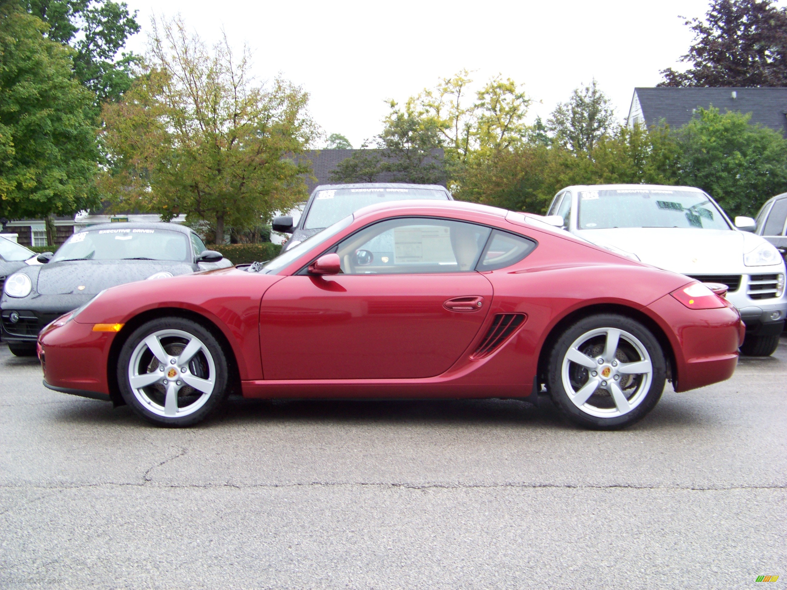 Ruby Red Metallic 2008 Porsche Cayman Standard Cayman Model Exterior Photo #280528