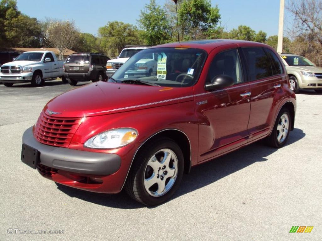 2001 PT Cruiser Limited - Inferno Red Pearl / Taupe/Pearl Beige photo #1