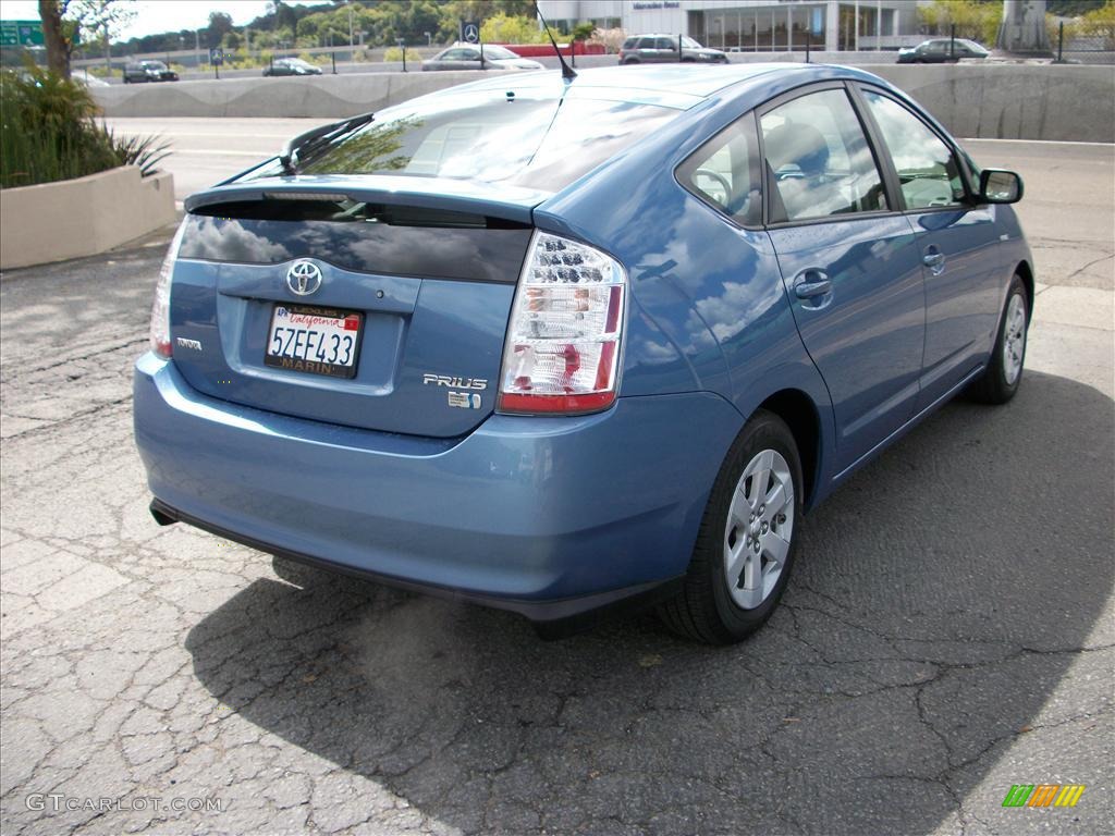 2007 Prius Hybrid - Seaside Blue Pearl / Dark Gray photo #3