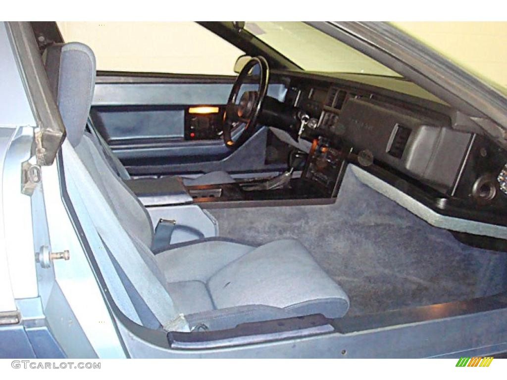 1984 Corvette Coupe - Light Blue Metallic / Medium Blue photo #10