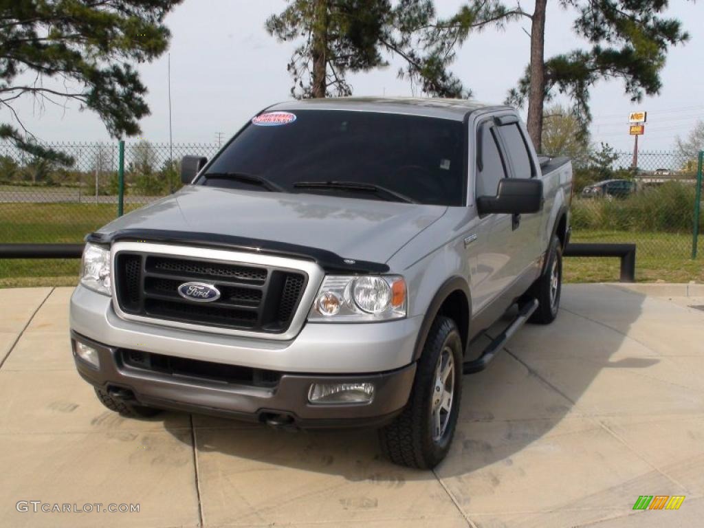 2005 F150 FX4 SuperCrew 4x4 - Silver Metallic / Medium Flint/Dark Flint Grey photo #18