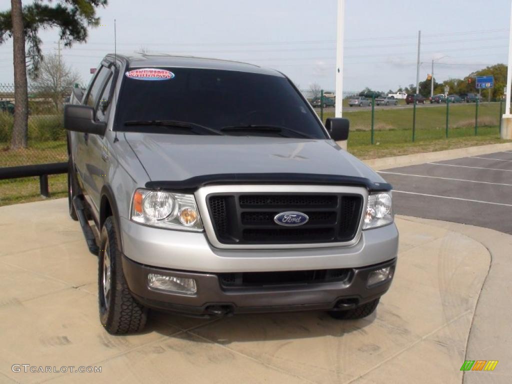 2005 F150 FX4 SuperCrew 4x4 - Silver Metallic / Medium Flint/Dark Flint Grey photo #19