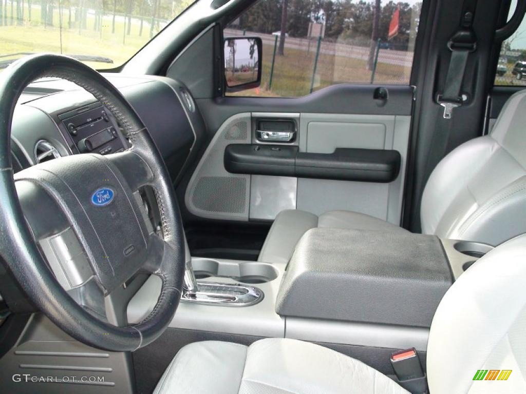 2005 F150 FX4 SuperCrew 4x4 - Silver Metallic / Medium Flint/Dark Flint Grey photo #26