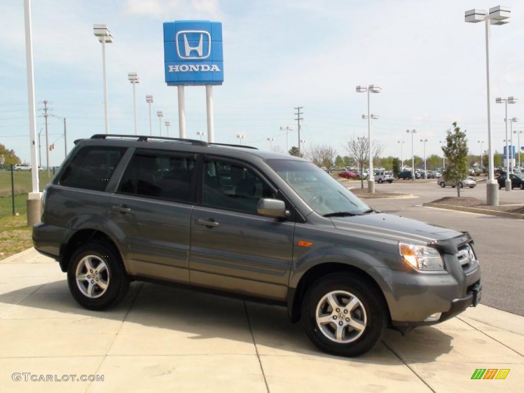 2007 Pilot EX - Nimbus Gray Metallic / Gray photo #3