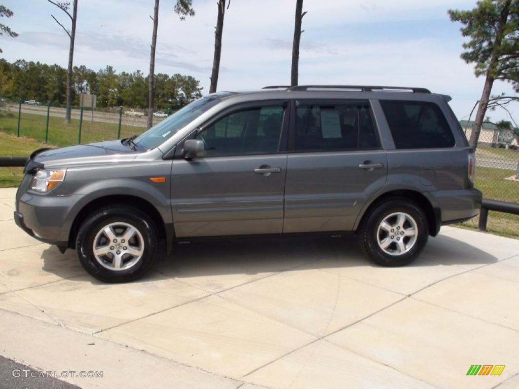 2007 Pilot EX - Nimbus Gray Metallic / Gray photo #11