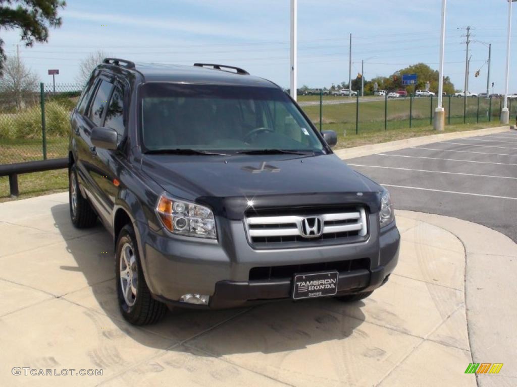 2007 Pilot EX - Nimbus Gray Metallic / Gray photo #15