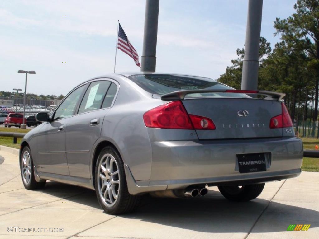 2006 G 35 Sedan - Liquid Platinum Metallic / Stone photo #9