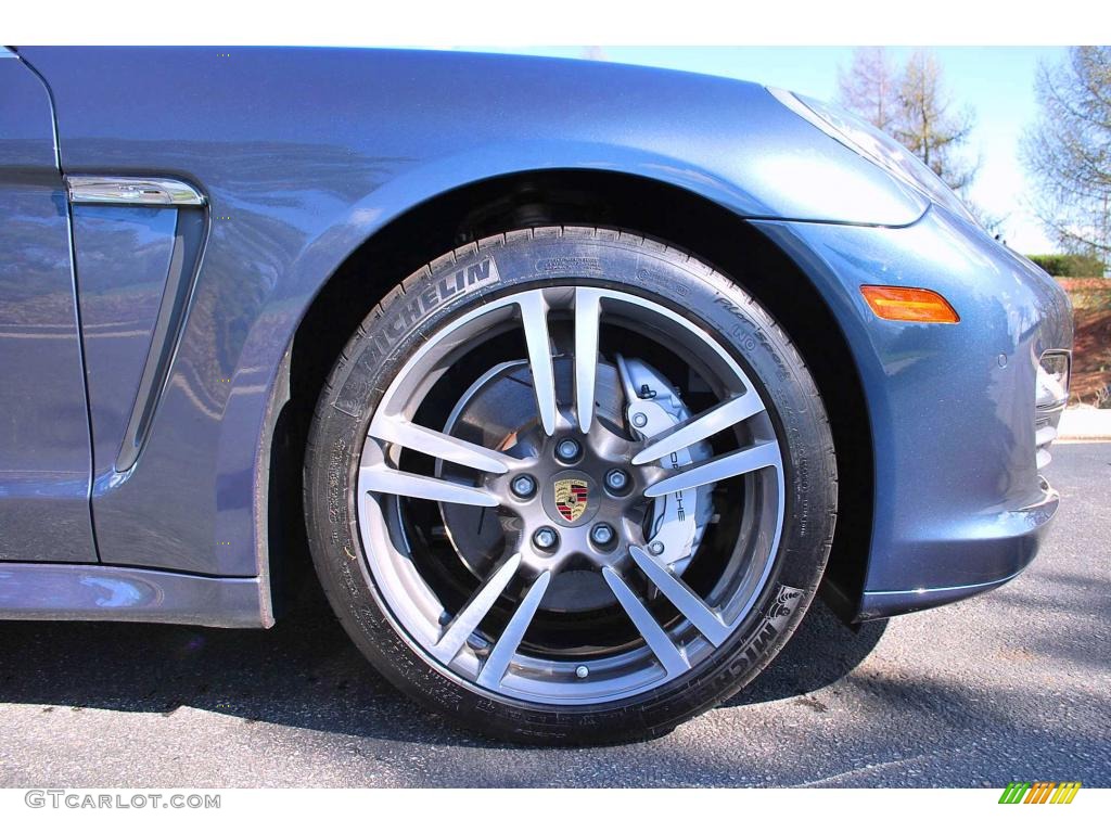 2010 Panamera 4S - Yachting Blue Metallic / Luxor Beige/Cream photo #11