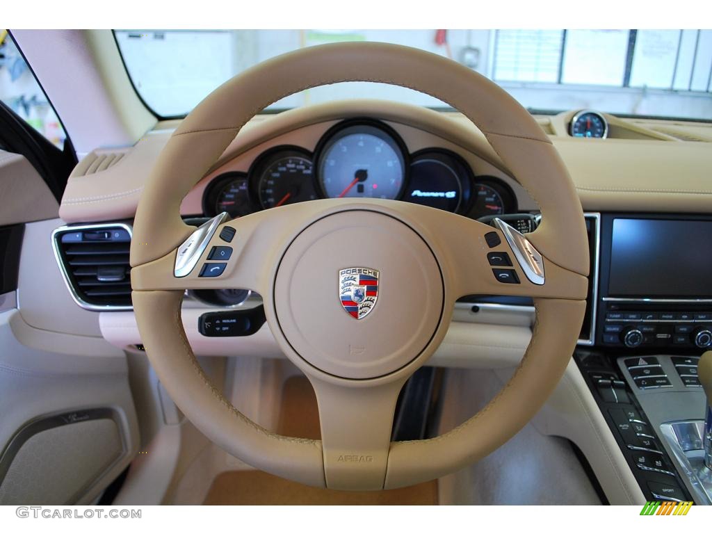 2010 Panamera 4S - Yachting Blue Metallic / Luxor Beige/Cream photo #17