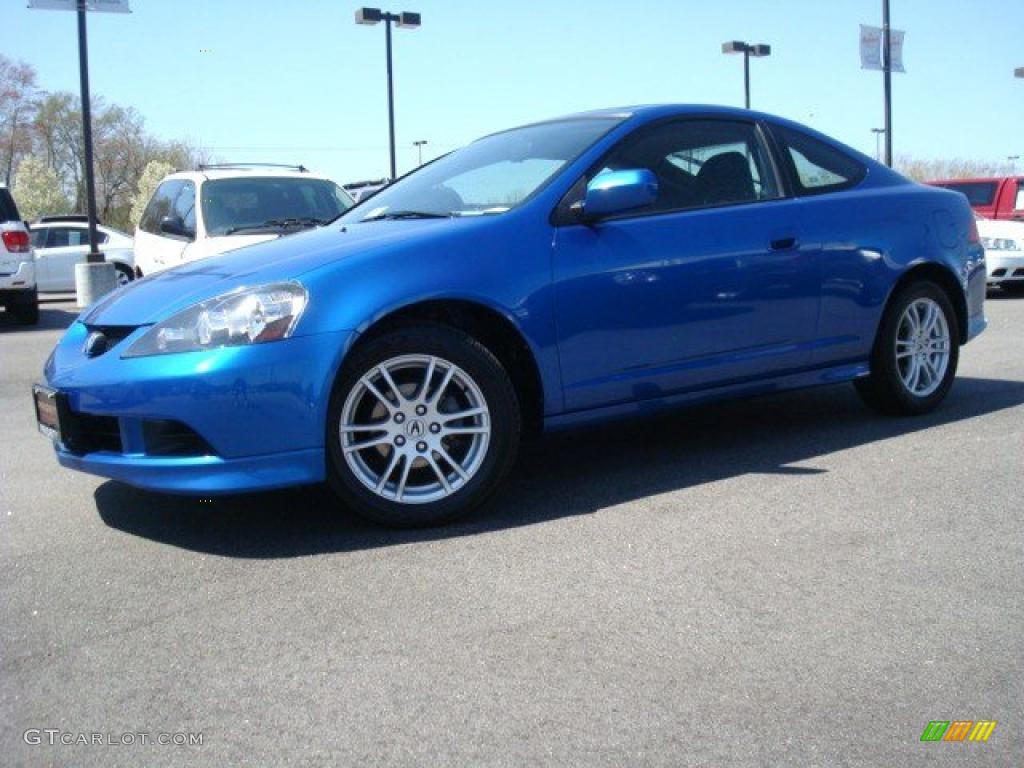 2006 RSX Sports Coupe - Vivid Blue Pearl / Ebony photo #3