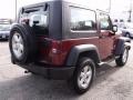 2007 Red Rock Crystal Pearl Jeep Wrangler X 4x4  photo #7