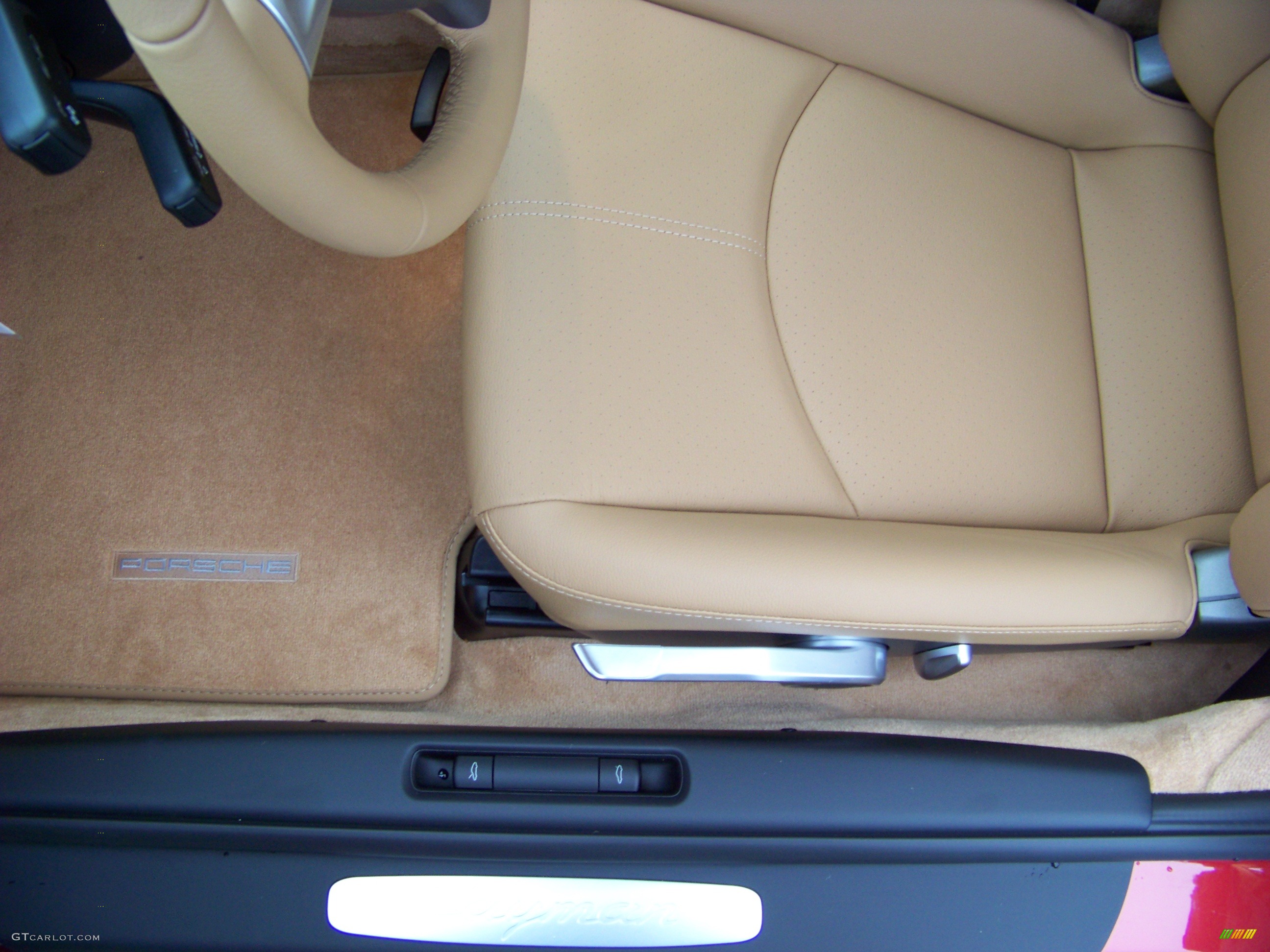 Sand Beige Interior 2008 Porsche Cayman Standard Cayman Model Photo #280633