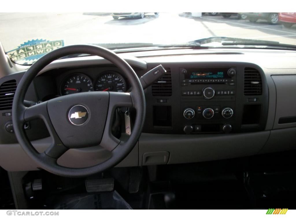 2009 Silverado 1500 LS Extended Cab 4x4 - Black / Dark Titanium photo #11