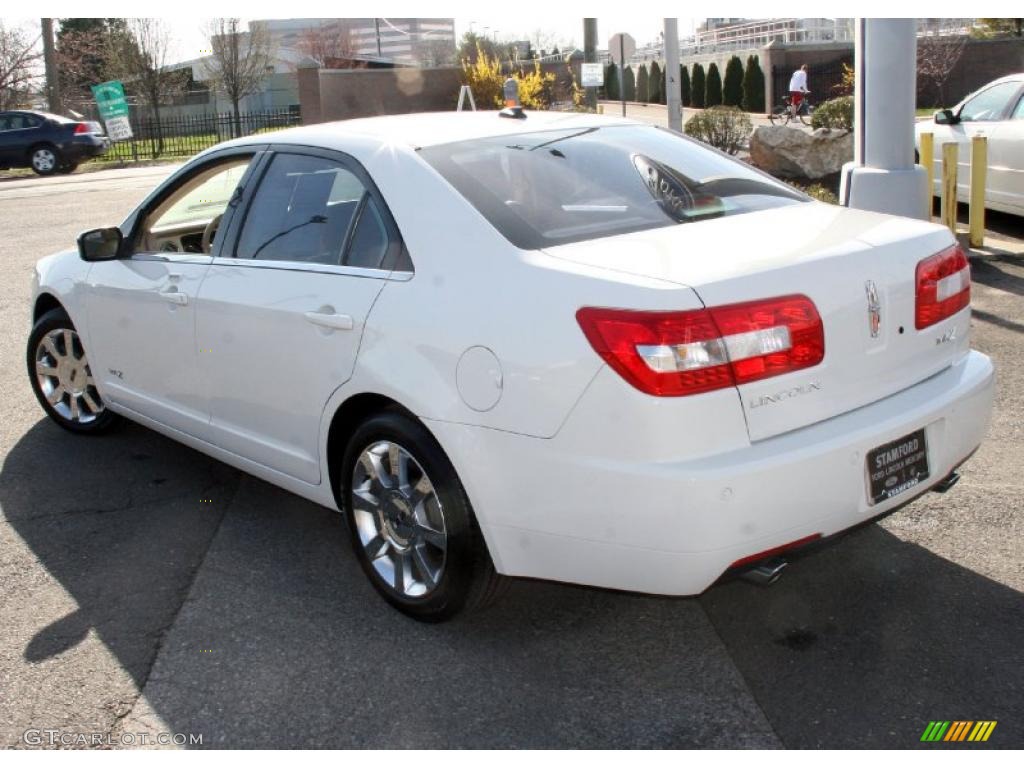 2008 MKZ Sedan - White Suede / Sand photo #10