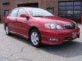 2007 Impulse Red Pearl Toyota Corolla S  photo #1