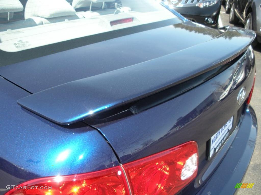 2007 Optima LX - Deep Ocean Blue Metallic / Gray photo #17