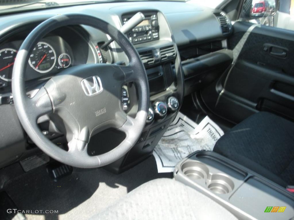 2005 CR-V LX 4WD - Eternal Blue Pearl / Black photo #11