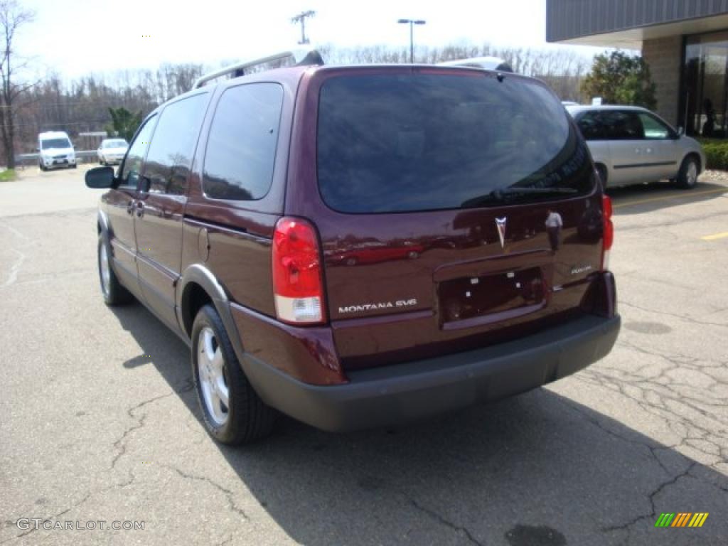 2006 Montana SV6 - Cranberry Red Metallic / Gray photo #2