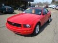 2007 Torch Red Ford Mustang V6 Deluxe Convertible  photo #11