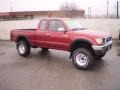 1996 Sunfire Red Pearl Toyota Tacoma SR5 Extended Cab 4x4  photo #2
