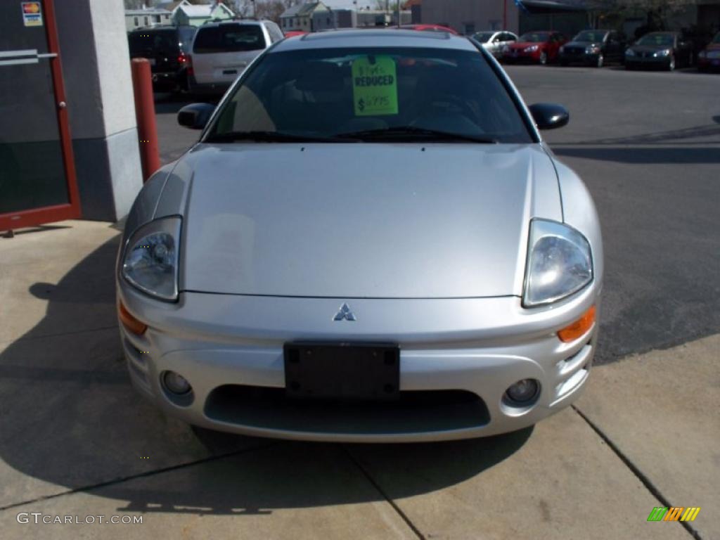 2003 Eclipse GT Coupe - Sterling Silver Metallic / Midnight photo #23