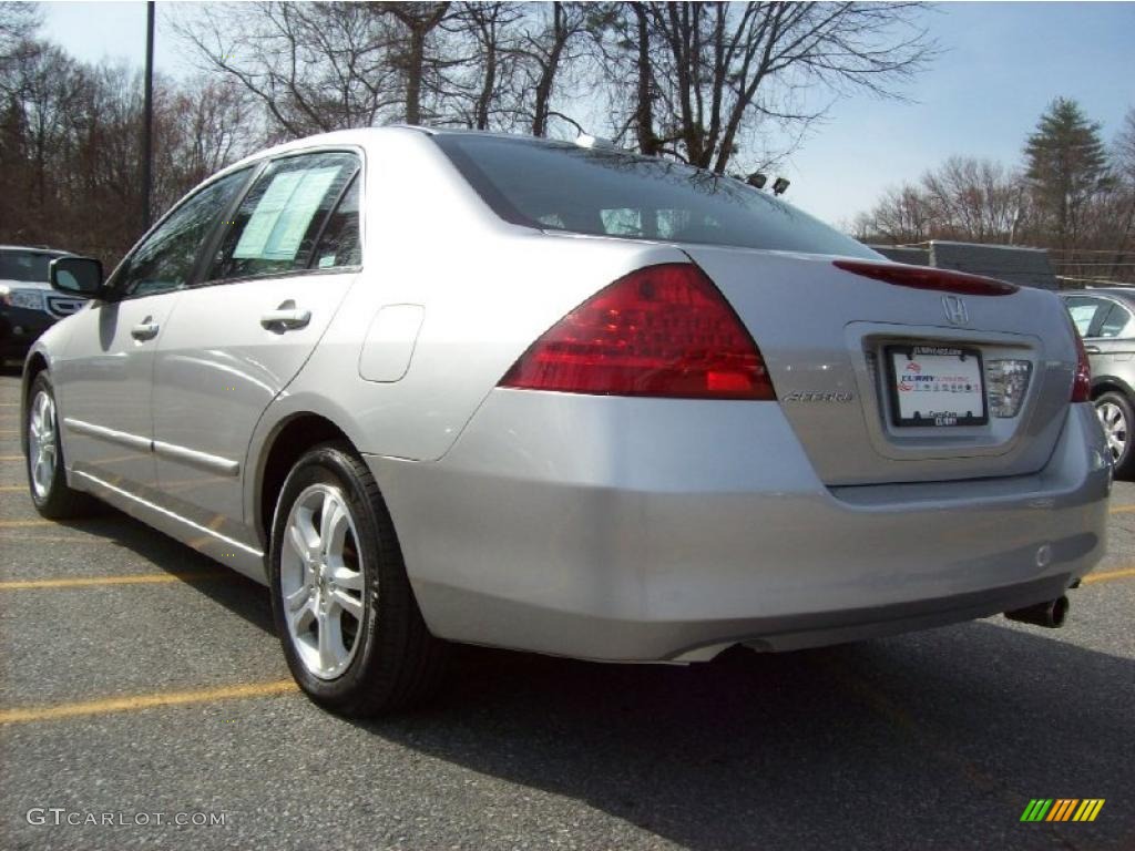 2006 Accord EX-L Sedan - Alabaster Silver Metallic / Black photo #2