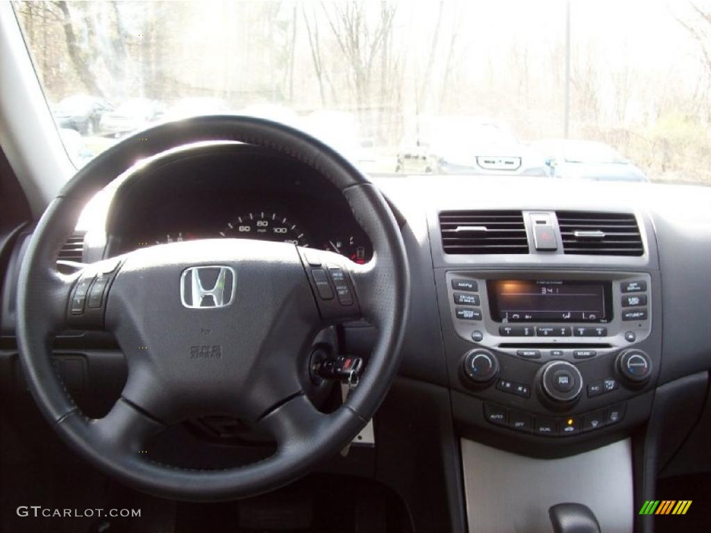 2006 Accord EX-L Sedan - Alabaster Silver Metallic / Black photo #5