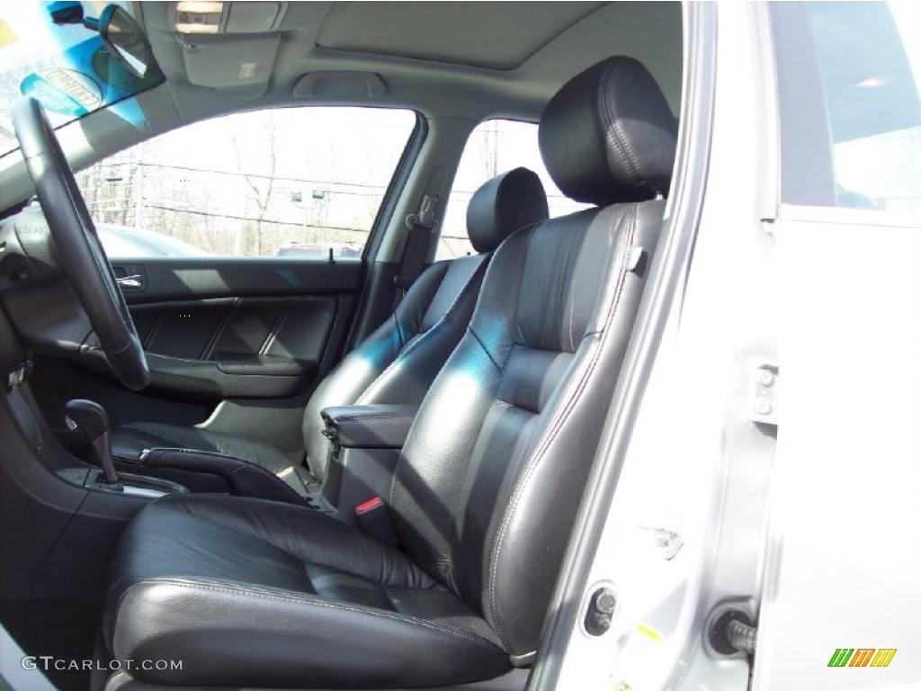 2006 Accord EX-L Sedan - Alabaster Silver Metallic / Black photo #6