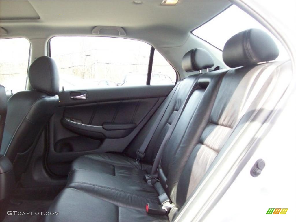 2006 Accord EX-L Sedan - Alabaster Silver Metallic / Black photo #13