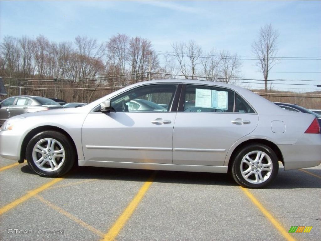 2006 Accord EX-L Sedan - Alabaster Silver Metallic / Black photo #20