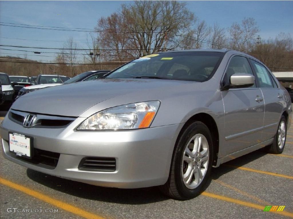 2006 Accord EX-L Sedan - Alabaster Silver Metallic / Black photo #22