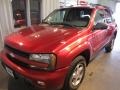 2004 Medium Red Metallic Chevrolet TrailBlazer LS 4x4  photo #3