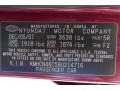 Wine Red - Accent GLS Sedan Photo No. 48