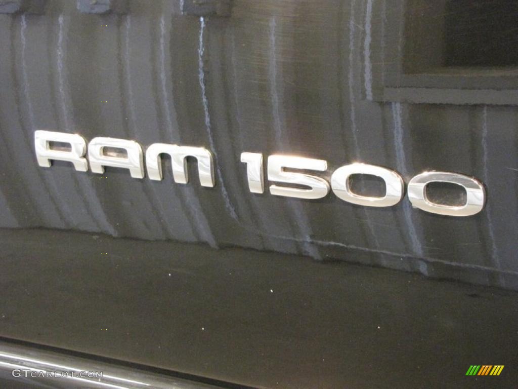 2006 Ram 1500 SLT Quad Cab 4x4 - Brilliant Black Crystal Pearl / Medium Slate Gray photo #9