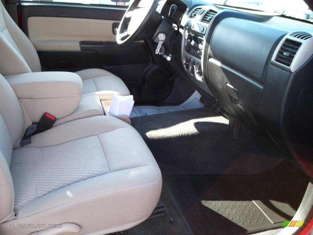 2009 Colorado Z71 Extended Cab 4x4 - Inferno Orange Metallic / Light Cashmere photo #12