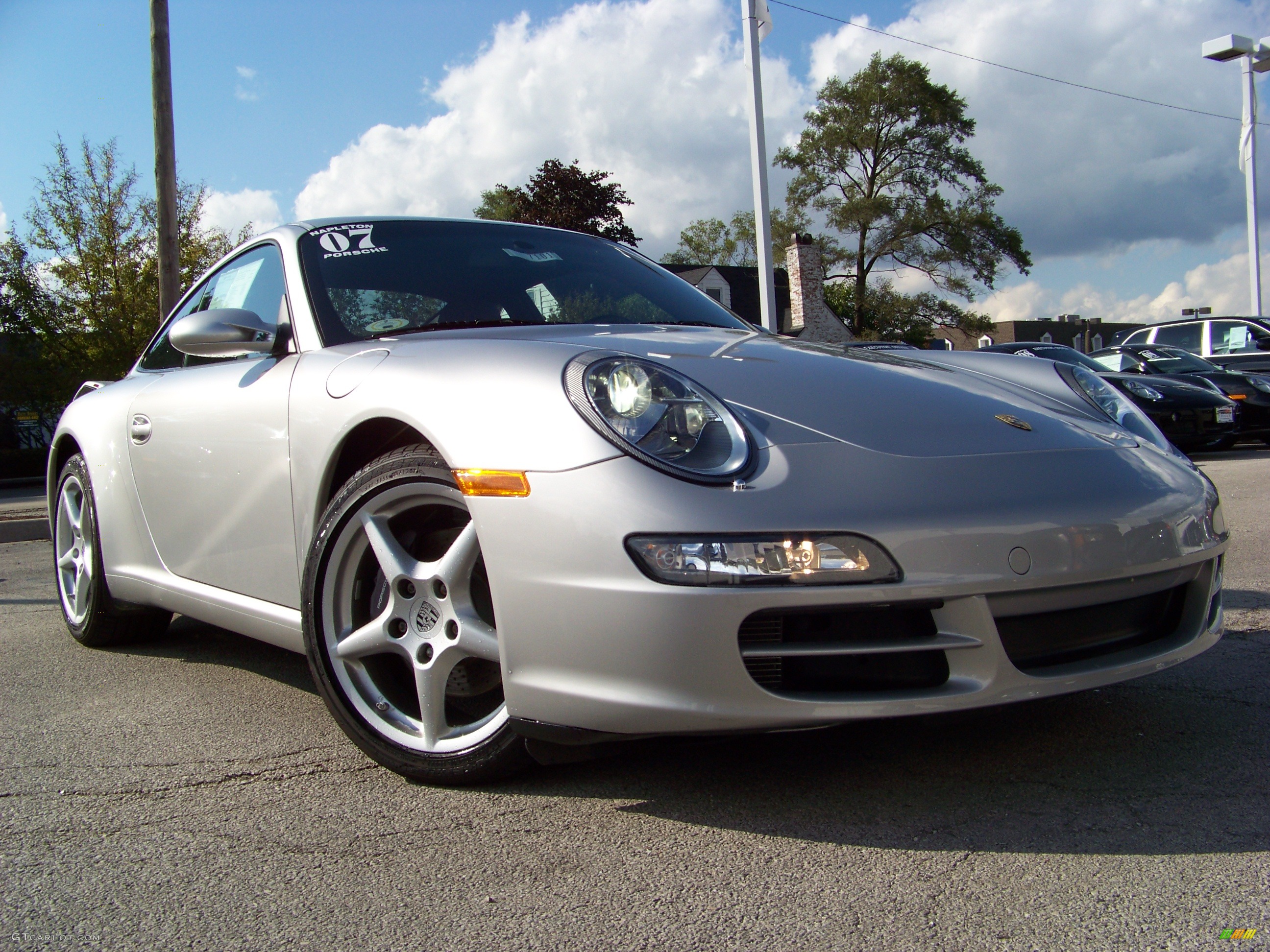 2007 911 Carrera Coupe - Arctic Silver Metallic / Black Standard Leather photo #22