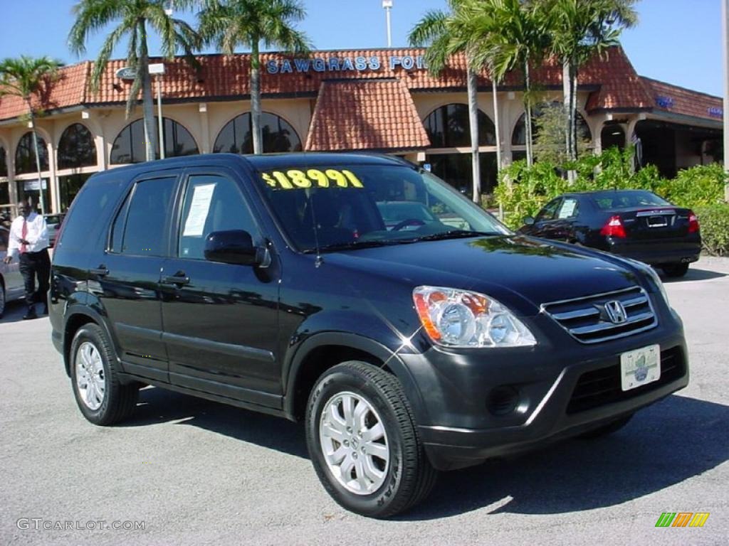 2006 CR-V EX 4WD - Nighthawk Black Pearl / Black photo #1