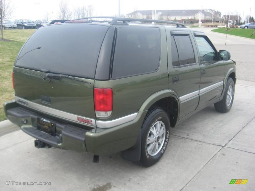 2001 Jimmy SLE 4x4 - Medium Sage Green Metallic / Graphite photo #3