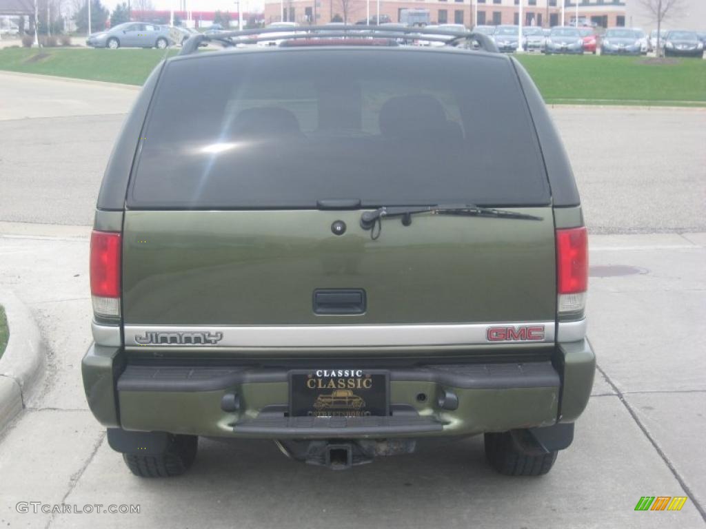 2001 Jimmy SLE 4x4 - Medium Sage Green Metallic / Graphite photo #4
