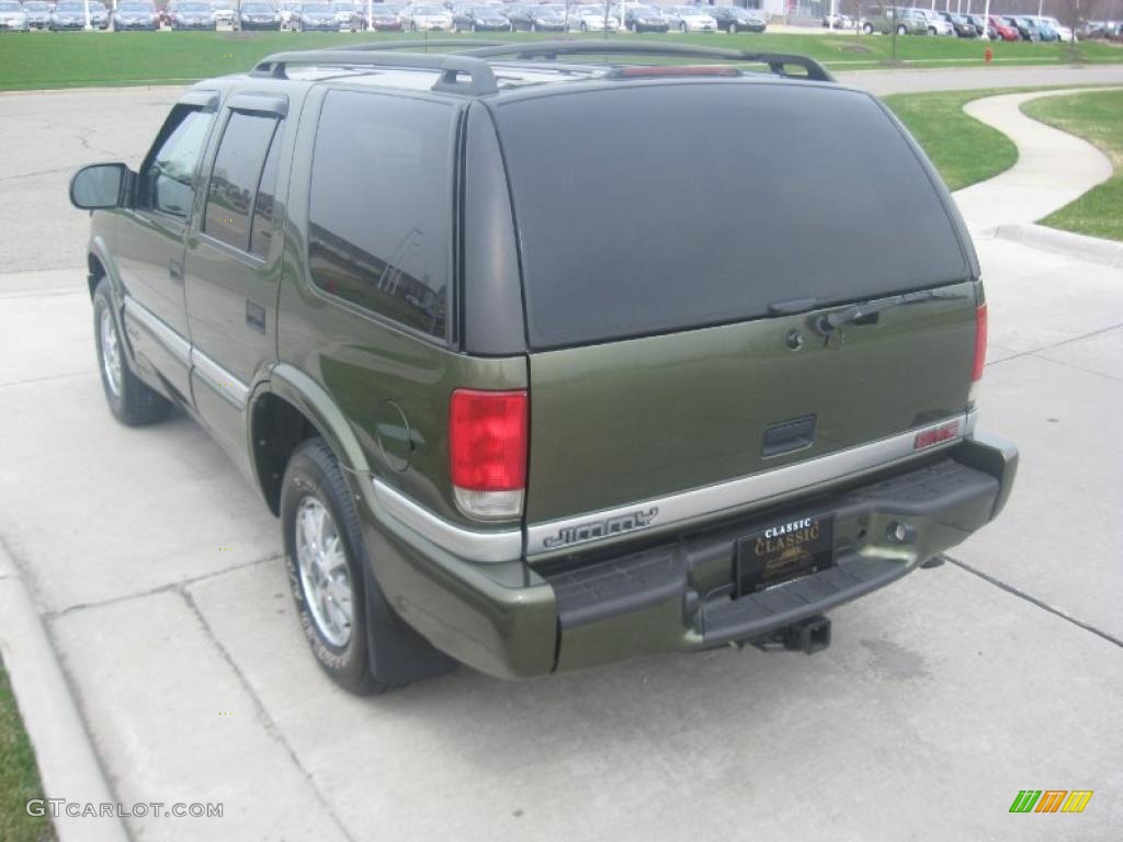 2001 Jimmy SLE 4x4 - Medium Sage Green Metallic / Graphite photo #5