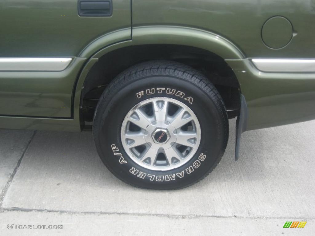 2001 Jimmy SLE 4x4 - Medium Sage Green Metallic / Graphite photo #12