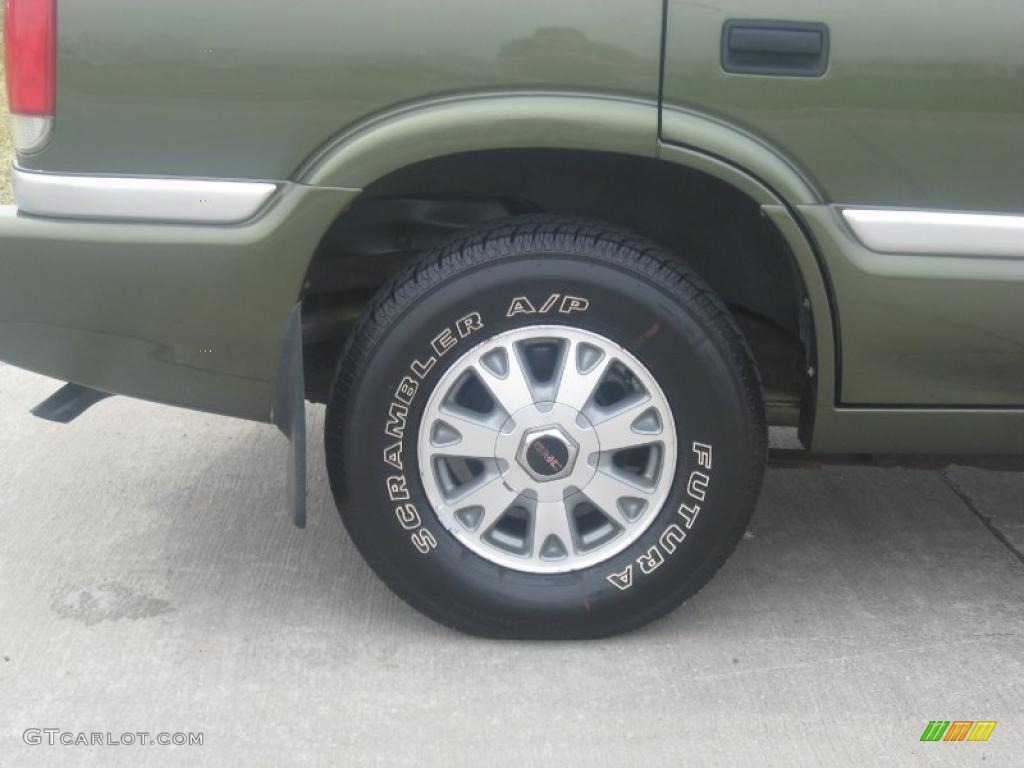 2001 Jimmy SLE 4x4 - Medium Sage Green Metallic / Graphite photo #15